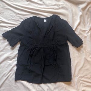 LAST CHANCE Old Navy Pintuck Ruffle-Sleeve  Top